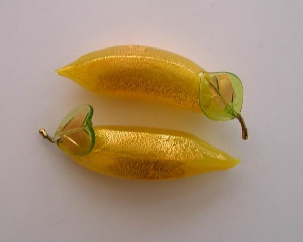 Murano blown glass banana