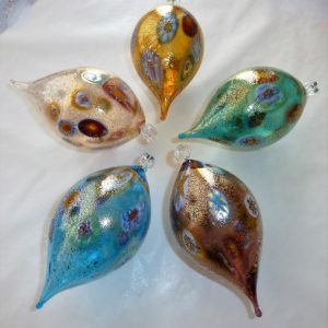 Christmas ball /drop shape - transparent