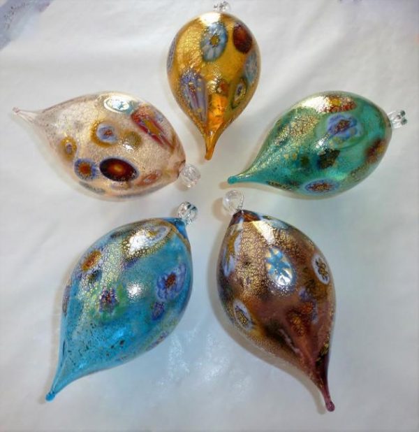 Christmas ball /drop shape - transparent