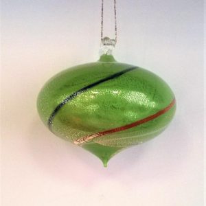 Palla di Natale in vetro soffiato di Murano