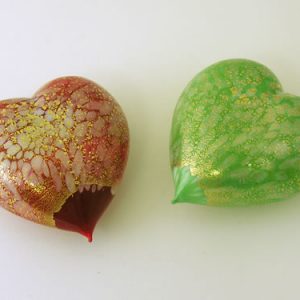 Heart with coloured spots