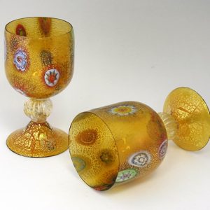 Wine and water goblets